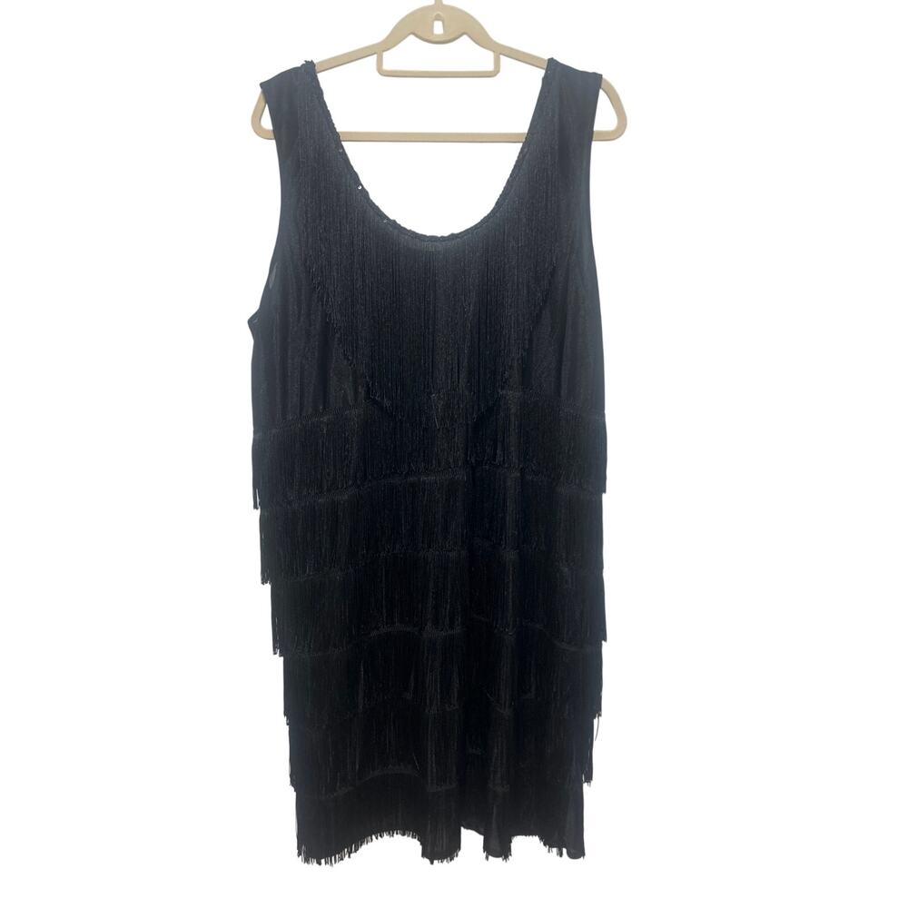 California Costumes Plus Size Flapper Fringe 1920s Gatsby Party Dress 3XL